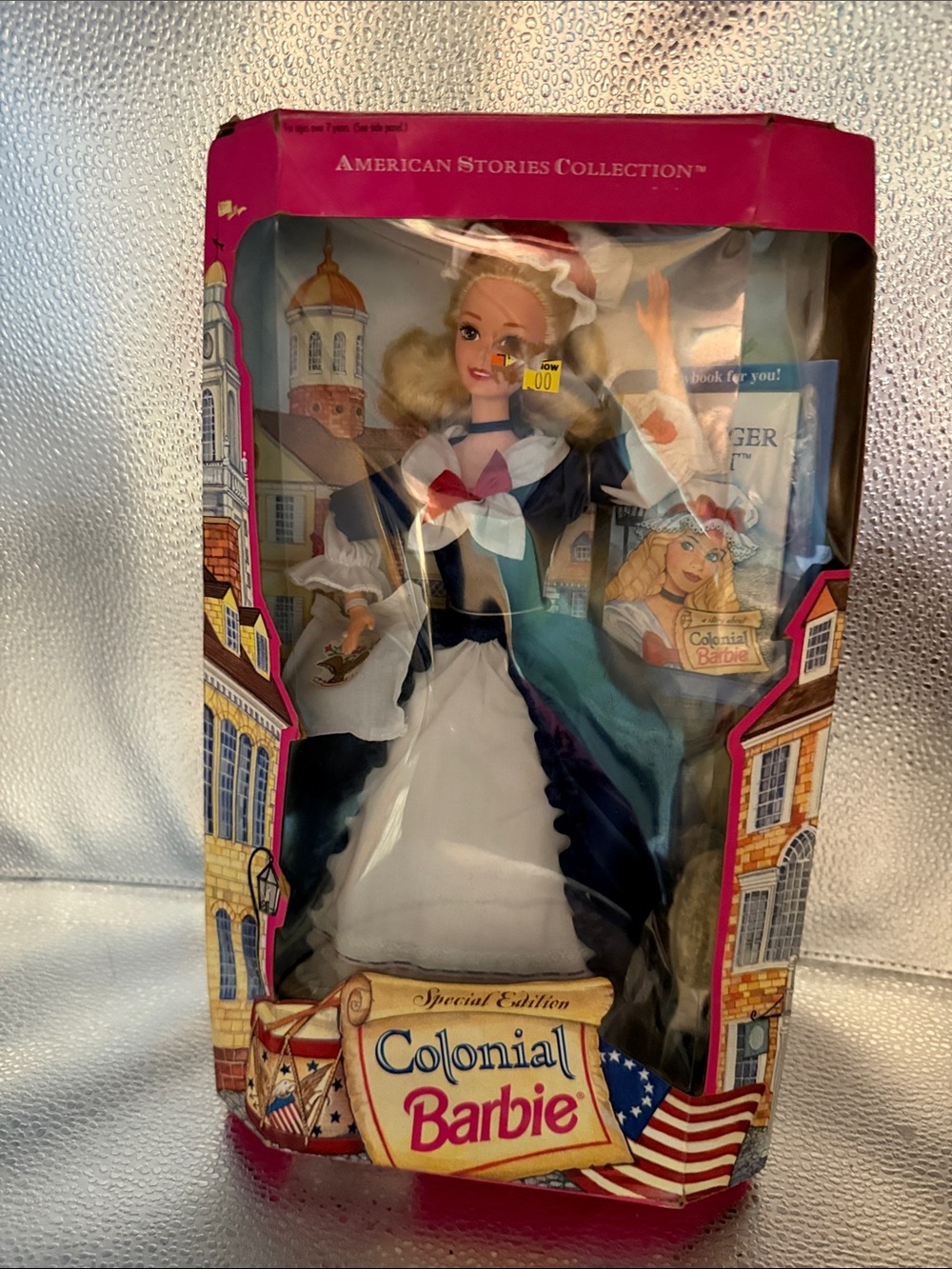 Vintage Colonial Barbie - Blue, White & Red Accents
